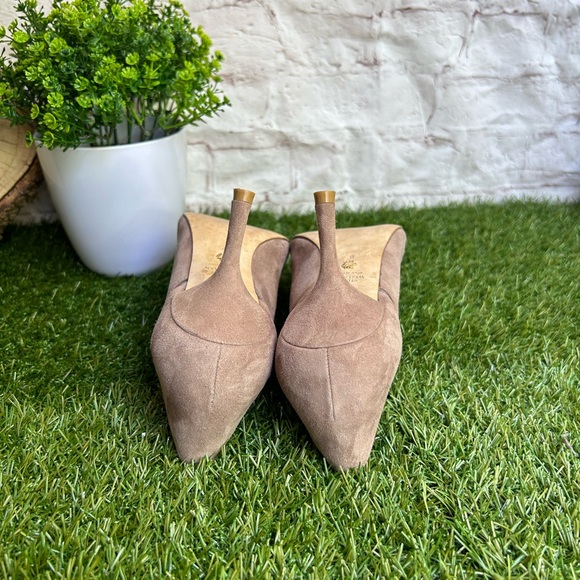 Sturat Weitzman Davia TAUPE Clear Trim
Pointed Toe Pump (Women) size 8 - Picture 8 of 16